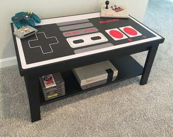 Nintendo Custom NES Retro Video Game Controller Coffee Table