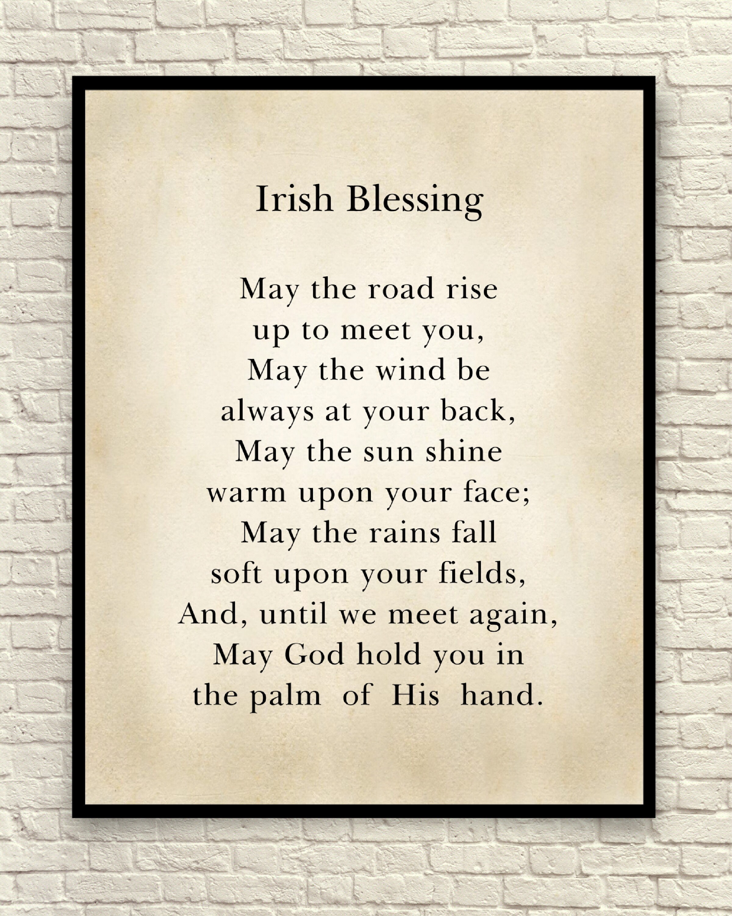 Irish Blessing In Gaelic