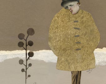 Chloé / collage original / Premiers frimas