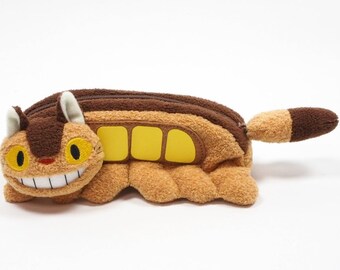 My Neighbor Totoro Cat Bus Neko Nekobasu Pen Pencil Case Stationery Ghibli Spirited away Mononoke Japan Japanese Laputa Anime Drawing