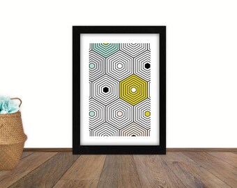 A3 poster - geometric - Scandinavian style