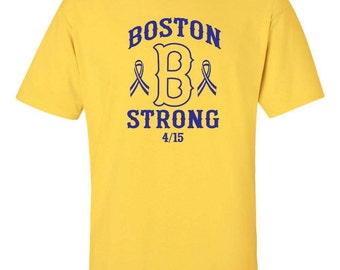 Boston B Strong Marathon Men's Tee Shirt 424B