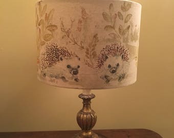 Handmade Hedgehog Lampshade
