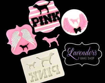 Victoria's Secret PINK Theme Silicone Mold