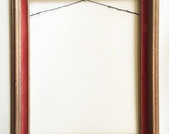 Wood Frame Picture Frame Brown Frame Vintage 16x20 Frame Art Frame Poster Frame Wall Frame Old Frame Antique Frame Large Frame Photo Frame