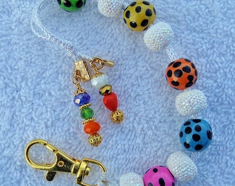 Golf Stroke Counter with Handmade Beads