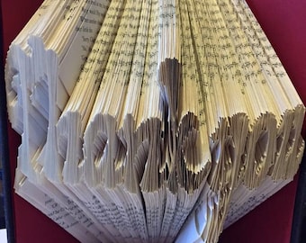 Thank you Book Folding Pattern
