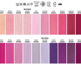 100 g Catania by Schachenmayr, 100% Cotton, all colors in stock