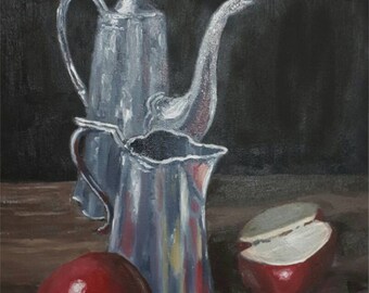 Original oil painting still life XV