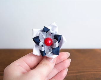Kanzashi hairpin, Flower Hair Clip, barrette,Hair Accessories, Gift for girl and women