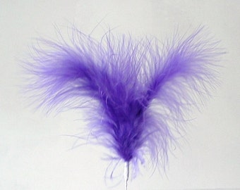 Marabou Feather Pick - Purple