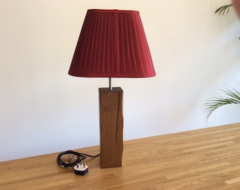 SOLD - Beautiful wooden lamp base