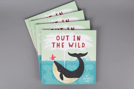 Out In The Wild by Oliver Lake ~ Signed ~ Children's Book ~ Kids Book ~ Animal Storybook ~ Picture Book