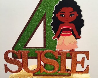 Moana Inspired Cake Topper