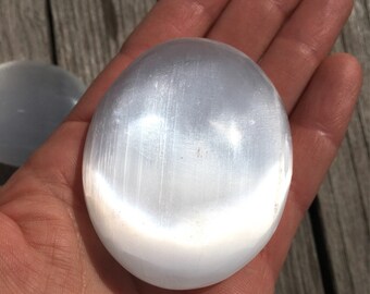 Large Selenite Palm Stone - Choose your Favorite - Free Shipping!