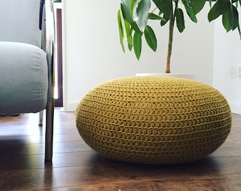 Crochet Pouf PDF Pattern - Instant Download