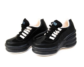 platform shoes vintage platform platform sneakers black platform boots leather black shoes 90s platforms womens platform high fashion shoes