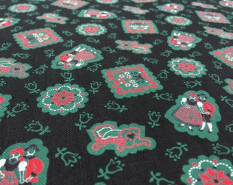 Vintage fabric Dirndl Heidi Heart Fabric 50 cm x 75 cm