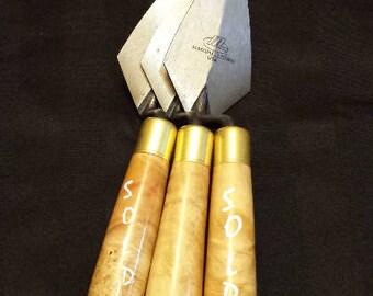 Archaeology Trowel - Box Elder Burl