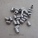 100 stainless steel crimp bead tubes 3mm x 2mm