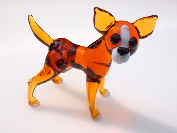 crystal chihuahua figurine