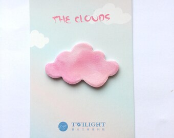 Kawaii cloud memo pad