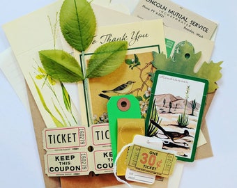 Nature Ephemera Pack / 20 Pieces / Vintage Ephemera / Paper Ephemera / Journal