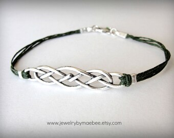 Celtic Knot bracelet, Outlander, Celtic jewelry, Scottish bracelet, Irish bracelet, gift for woman, St Patricks gift for her