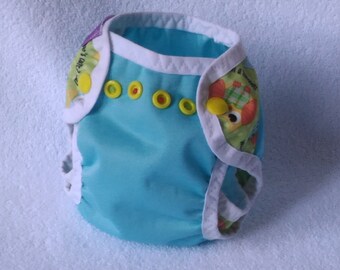 Pair of protective waterproof pul cloth diaper for XS