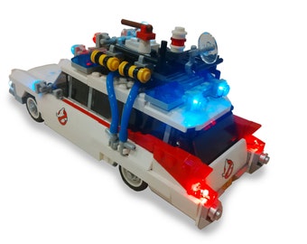 Custom LEGO Ghostbusters Ecto 1 - Lego LIGHT KIT (car not included)