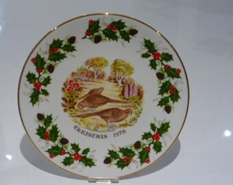 Royal Grafton Twelve Days of Christmas 1978 Plate - Three French Hens