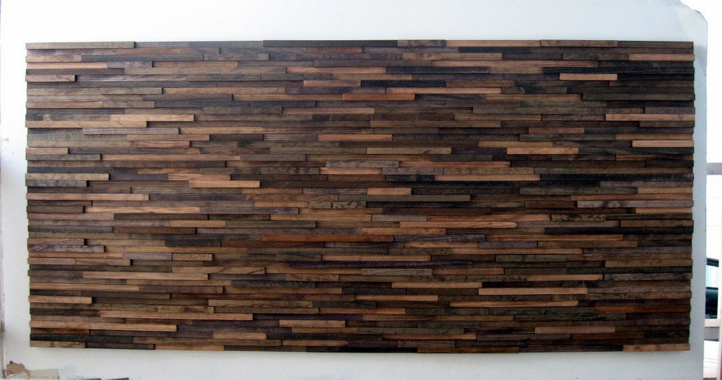 Rustic Wood Wall Décor Large at 30x60 Abstract Art