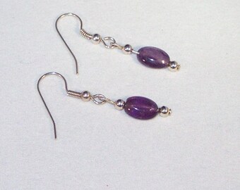 Amethyst Puffs Earrings