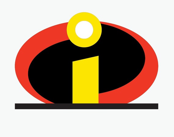 incredibles vector logo 2 Wall Logo. shelf The Incredibles. Superhero Wooden