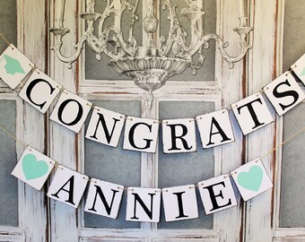 Graduation Party Decorations, Personalized Name Signs, Senior Class Photos,