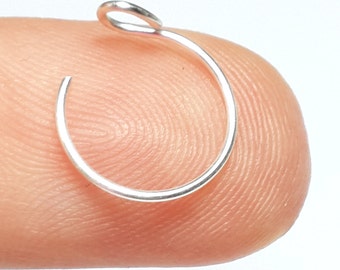 Fake Lip Rings, Gold or Silver lip Hoop, Fake lip Piercing, Lip Cuff, Delicate lip ring, Faux lip ring, Tiny lip rin.