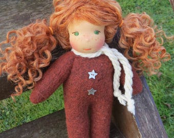 10" Waldorf doll -garden fairy