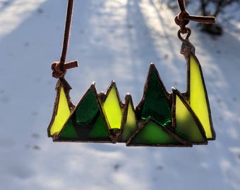Forest (small) Stained Glass Suncatcher