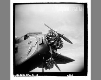 Aviation Decor, Film, Vintage Photo, Vintage Print, Aircraft Propeller, Airplane Art, Propeller Print, Aviation Art, Ribba, Vintage Camera