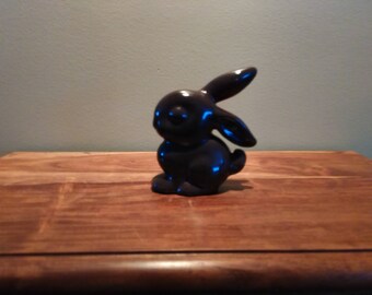 Vintage Ceramic Chocolate Bunny