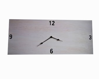 Rectangular wall Clock large format./large rectangular format wall clock.