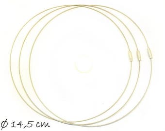 Silver, steel necklace chokers 44.5 cm stainless steel necklace