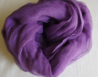 Cheesecloth, Newborn Wrap Photography Prop, Vibrant Purple Cheesecloth, Baby Wrap, Newborn Photo Prop, Newborn Cheeseclth Wrap, Gauze