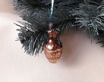 Rare Christmas toy 1940s ussr New Year toy vintage Soviet ornament Soviet glass Antique Christmas Made in ussr Soviet vintage souvenir