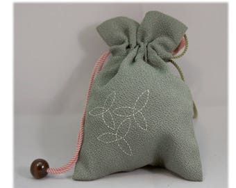 Kinchaku Drawstring Bag (Crepe fabrics / A Series)
