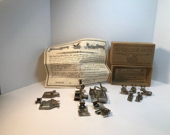 National Sewing Machine Attachments and Box