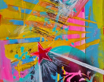 ORIGINAL Abstract Painting. Title: