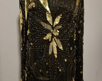 Vintage sequin top