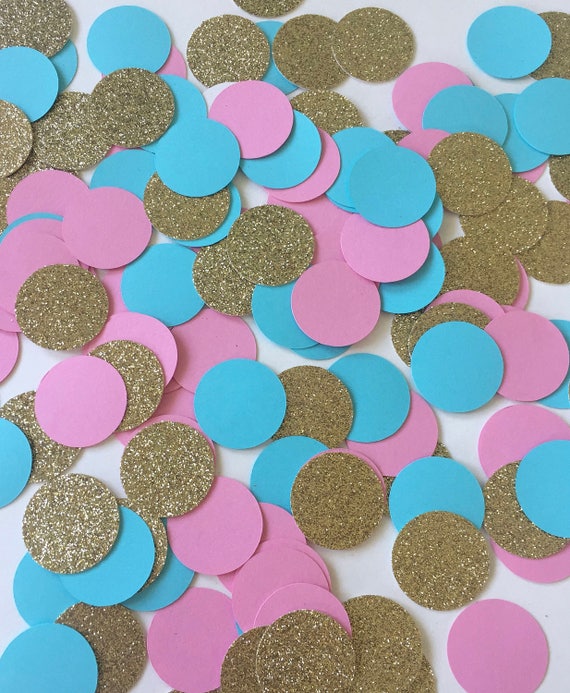 Gender Reveal Confetti Pink and Blue Confetti Blue and Pink