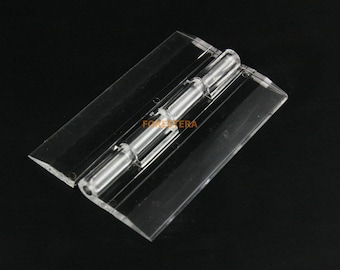 4Pcs Clear Acrylic Plastic Hinges Plexiglass Hinge (ACL-HINGE)